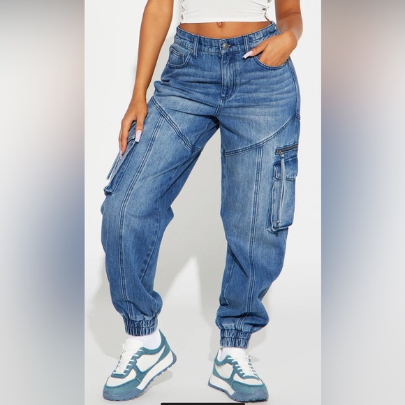 Fashion Nova Denim - Brand New Fashion Nova Denim Joggers